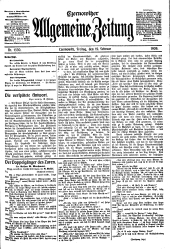 Czernowitzer Allgemeine Zeitung