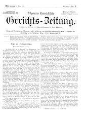 Allgemeine Österreichische Gerichtszeitung