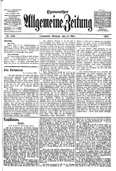 Czernowitzer Allgemeine Zeitung