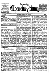 Czernowitzer Allgemeine Zeitung