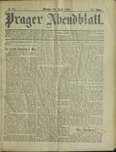 Prager Abendblatt