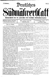 Deutsches Südmährerblatt