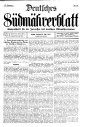 Deutsches Südmährerblatt