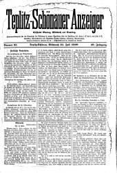 Teplitz-Schönauer Anzeiger