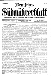 Deutsches Südmährerblatt