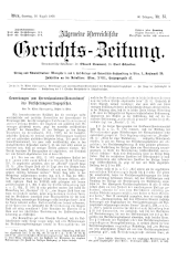 Allgemeine Österreichische Gerichtszeitung