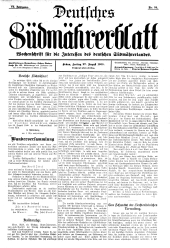 Deutsches Südmährerblatt