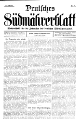 Deutsches Südmährerblatt