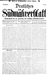 Deutsches Südmährerblatt