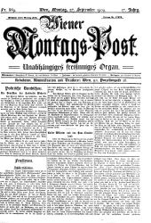 Wiener Montags-Post