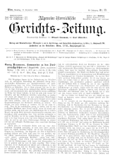 Allgemeine Österreichische Gerichtszeitung