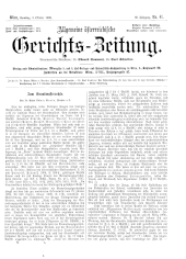 Allgemeine Österreichische Gerichtszeitung