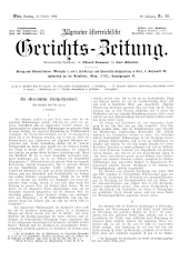 Allgemeine Österreichische Gerichtszeitung