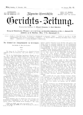 Allgemeine Österreichische Gerichtszeitung