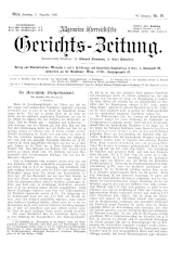 Allgemeine Österreichische Gerichtszeitung