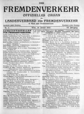 Der Fremdenverkehr