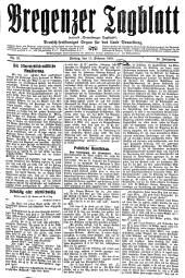 Bregenzer/Vorarlberger Tagblatt