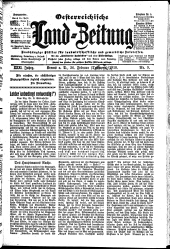 Österreichische Land-Zeitung