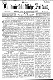 Wiener Landwirtschaftliche Zeitung