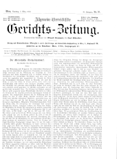 Allgemeine Österreichische Gerichtszeitung