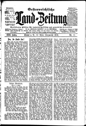 Österreichische Land-Zeitung