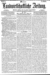 Wiener Landwirtschaftliche Zeitung
