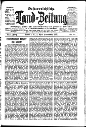 Österreichische Land-Zeitung