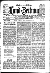 Österreichische Land-Zeitung