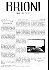 Brioni Insel-Zeitung