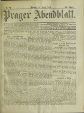 Prager Abendblatt