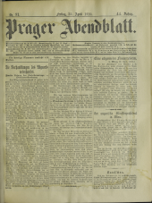 Prager Abendblatt