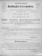 Oesterreichische Buchhändler-Correspondenz