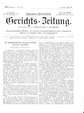 Allgemeine Österreichische Gerichtszeitung