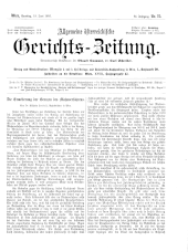 Allgemeine Österreichische Gerichtszeitung