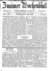 Znaimer Wochenblatt