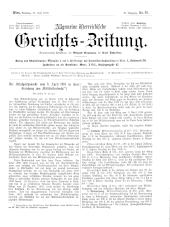 Allgemeine Österreichische Gerichtszeitung