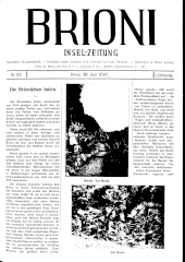 Brioni Insel-Zeitung