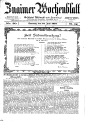 Znaimer Wochenblatt