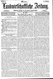 Wiener Landwirtschaftliche Zeitung