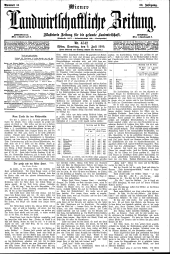 Wiener Landwirtschaftliche Zeitung