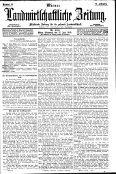 Wiener Landwirtschaftliche Zeitung