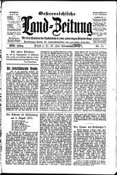 Österreichische Land-Zeitung