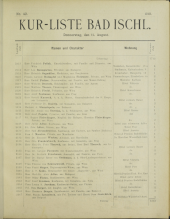 Curlisten Bad Ischl
