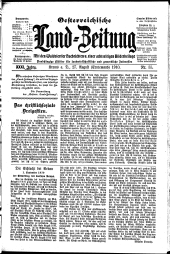 Österreichische Land-Zeitung