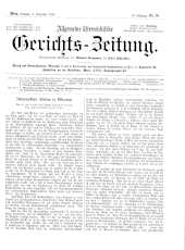 Allgemeine Österreichische Gerichtszeitung