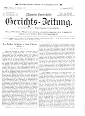 Allgemeine Österreichische Gerichtszeitung