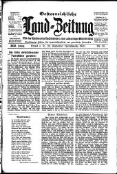 Österreichische Land-Zeitung