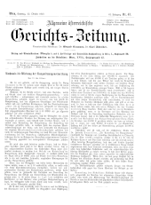 Allgemeine Österreichische Gerichtszeitung