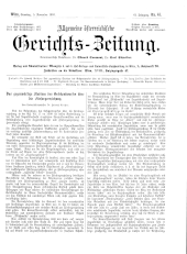 Allgemeine Österreichische Gerichtszeitung