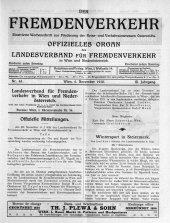 Der Fremdenverkehr